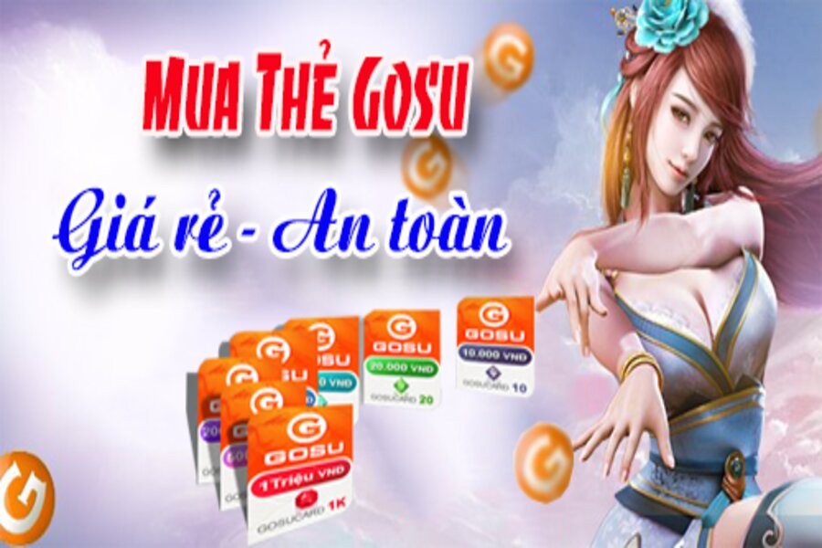 Những cách mua thẻ game Gosu