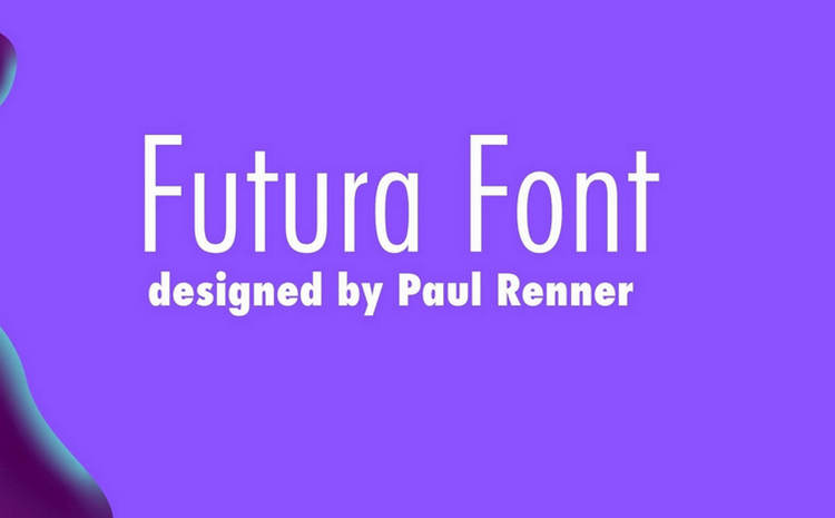 Futura được biết đến là font chữ đẹp trong Photoshop online