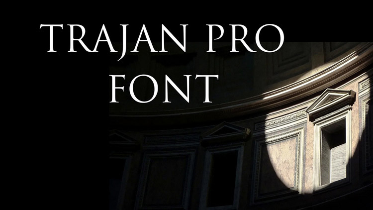 Trajan là font chữ thường xuất hiện trong các thiết kế poster